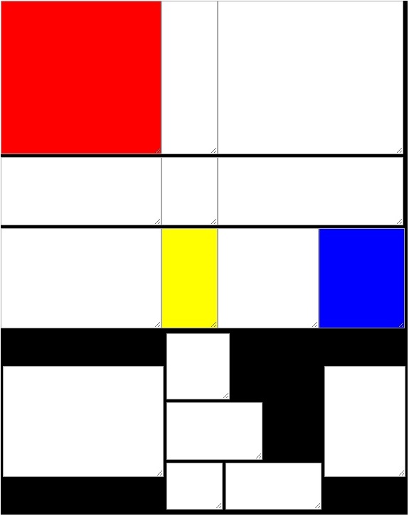 Mondriaan formart remake